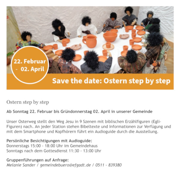 EFGADT Ostern step by step 2026